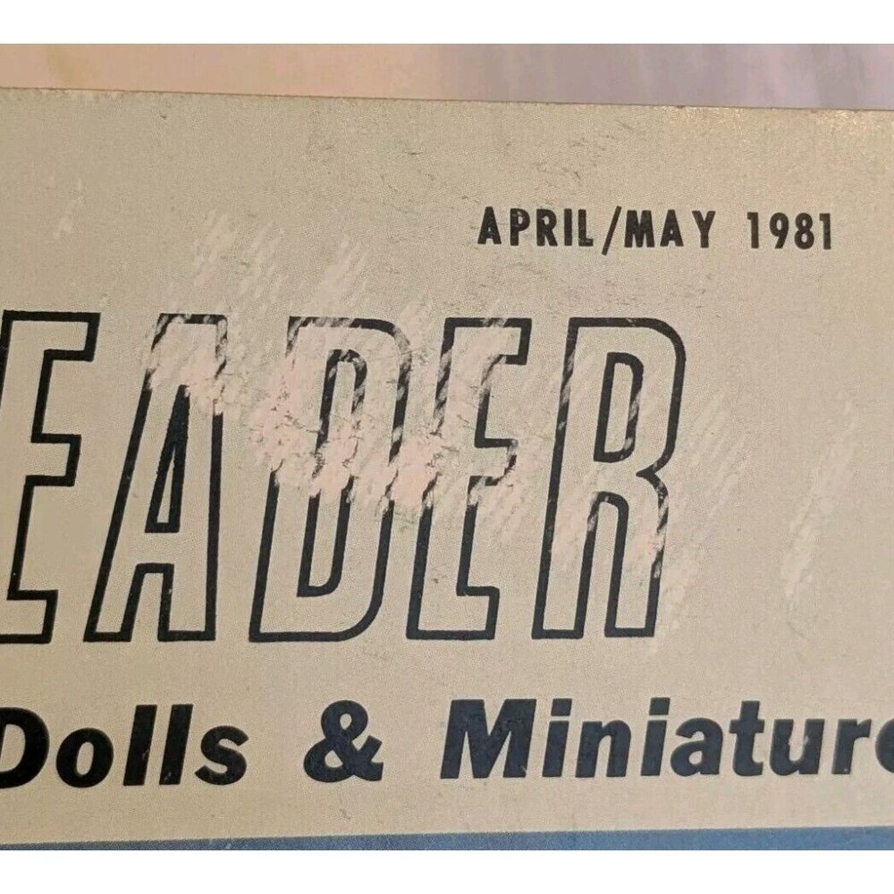 1981 Doll Reader Magazine Collectors Guide Miniatures 80s Clowns Lot Of 4 Vtg - Picture 11 of 16